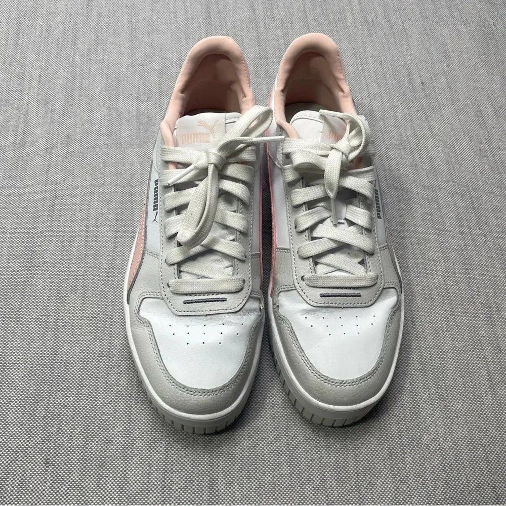 Fila Carina Street Pink and White Platform Sneakers
